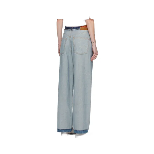 Marni Raw-Cut Edge Wide-Leg Jeans