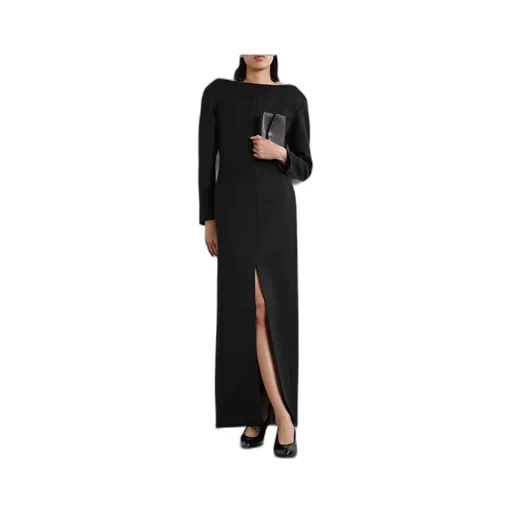 Reysha Wool Extra-Long Dress