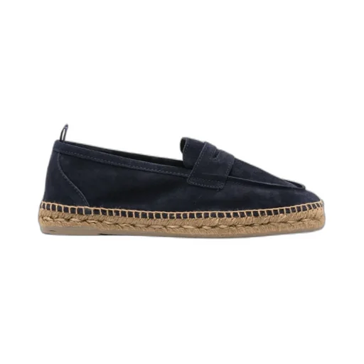 Braided-Raffia Suede Espadrilles