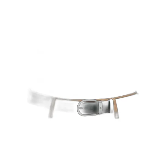 Horseshoe Buckle Stained Belt