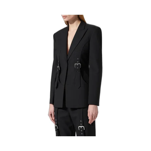 Blumarine Buckle-Detailed Long Sleeved Blazer