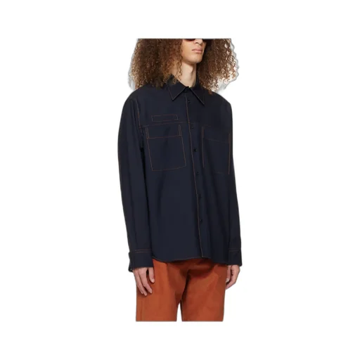 Stitched Long-Sleeved Shirt