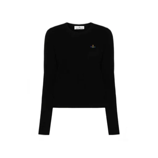 Vivienne Westwood Orb-Embroidered Crewneck Jumper