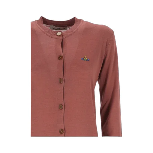 Vivienne Westwood Logo Embroidered Cardigan
