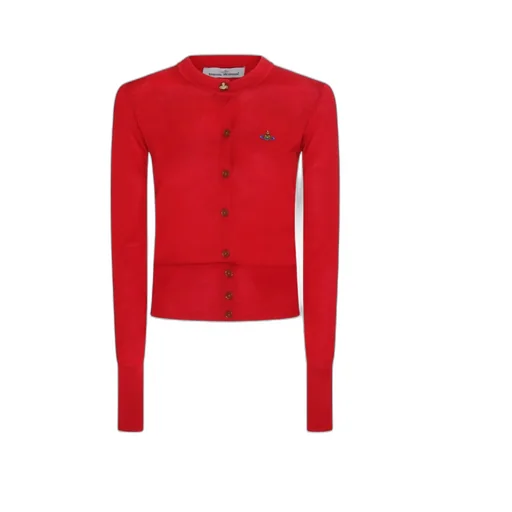 Vivienne Westwood Logo Embroidered Cardigan