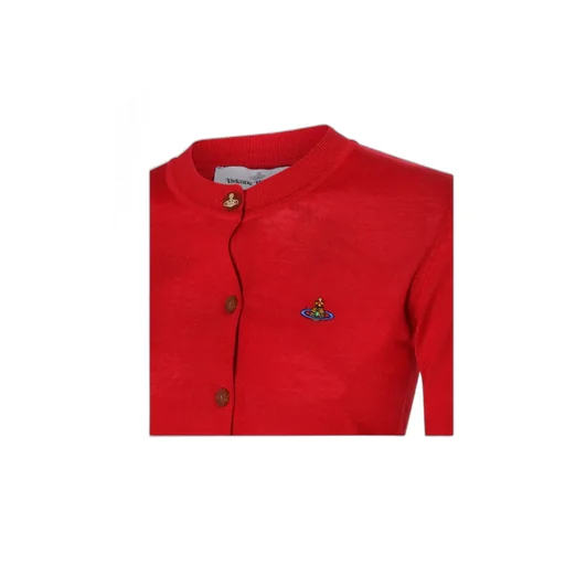 Vivienne Westwood Logo Embroidered Cardigan