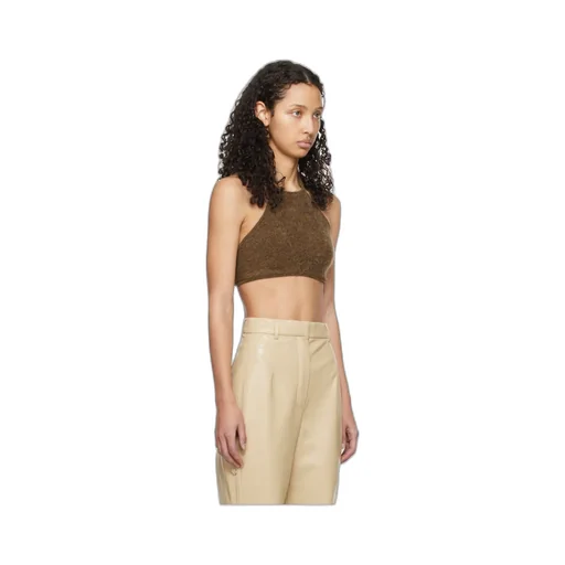 Halterneck Fine-Knit Bralette