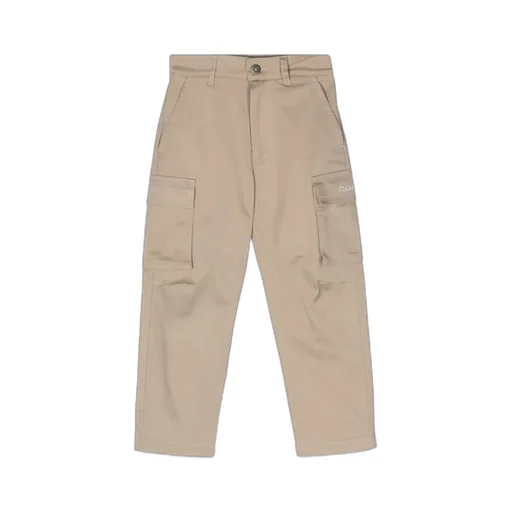 Golden Goose Kids Logo Embroidered Cargo Pants