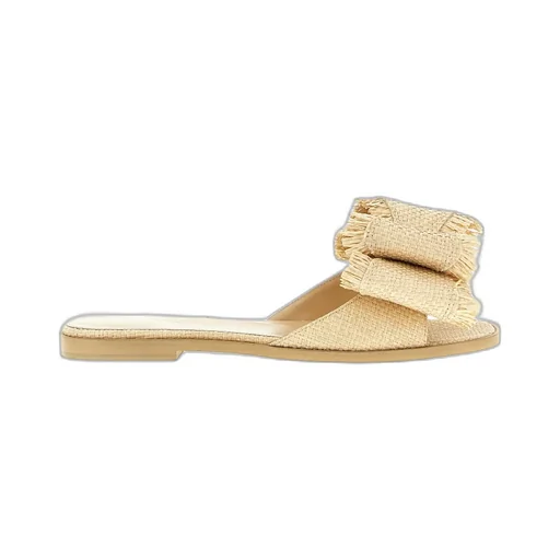Mach & Mach Bow Detailed Flat Sandals