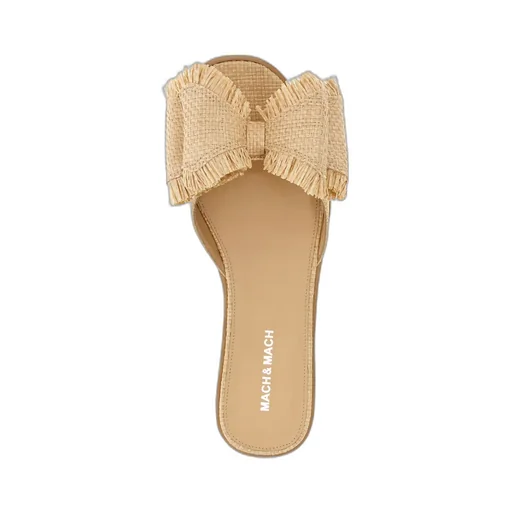 Mach & Mach Bow Detailed Flat Sandals