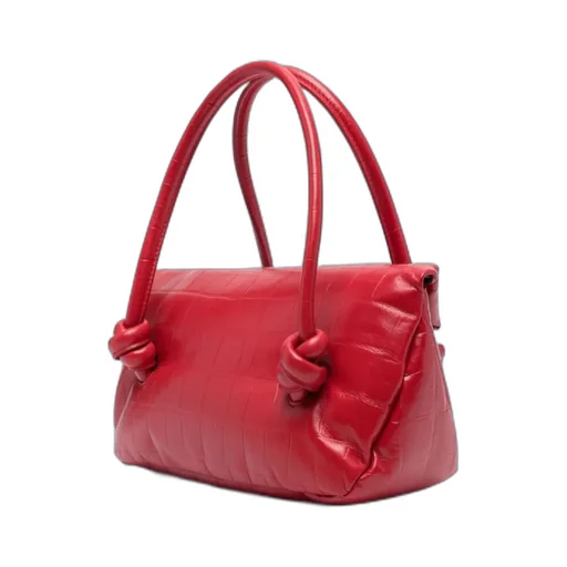 Jil Sander Small Knot-Detailed Embossed Shoulder Bag