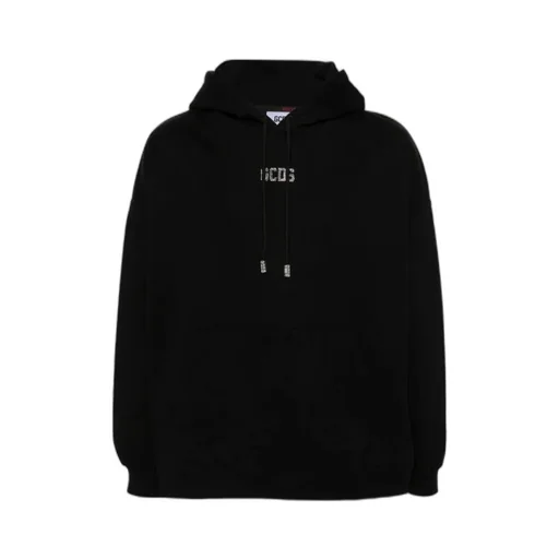 Gcds Logo Embellished Drawstring Hoodie