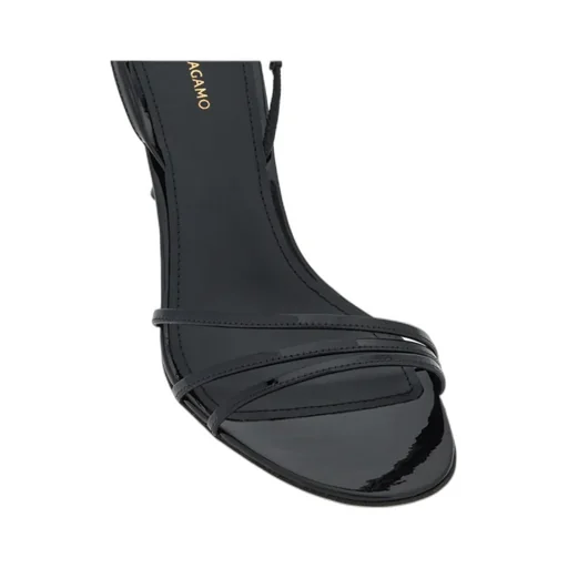 Salvatore Ferragamo Cable-Link Chain Open-Toe Sandals