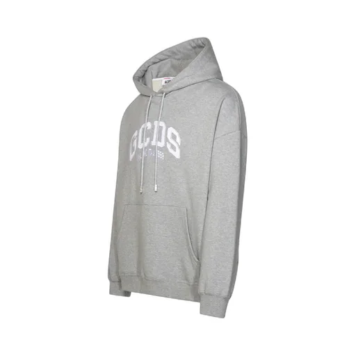 Gcds Flocked Logo Drawstring Hoodie