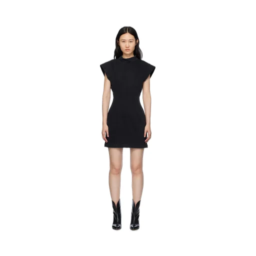 Isabel Marant Nina Cape-Sleeved Mini Dress