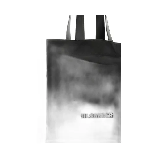 Jil Sander Logo-Print Large Open Top Tote Bag