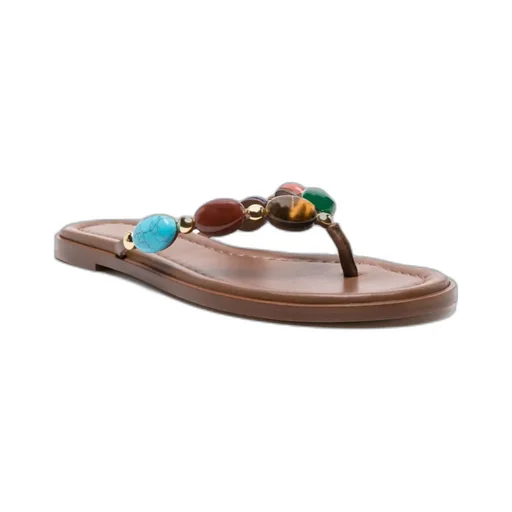 Gianvito Rossi Embellished Thong Sandals