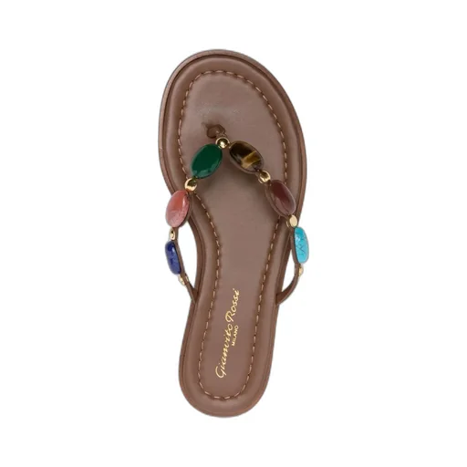 Gianvito Rossi Embellished Thong Sandals