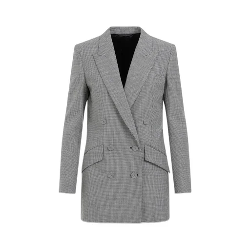 Givenchy Plaid Double-Breasted Blazer