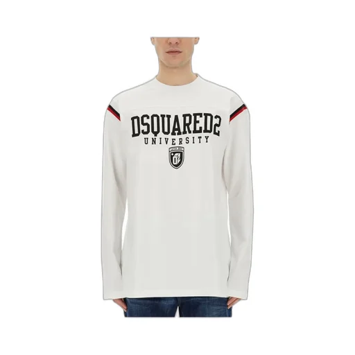 Stripe-Detail Long-Sleeve T-Shirt