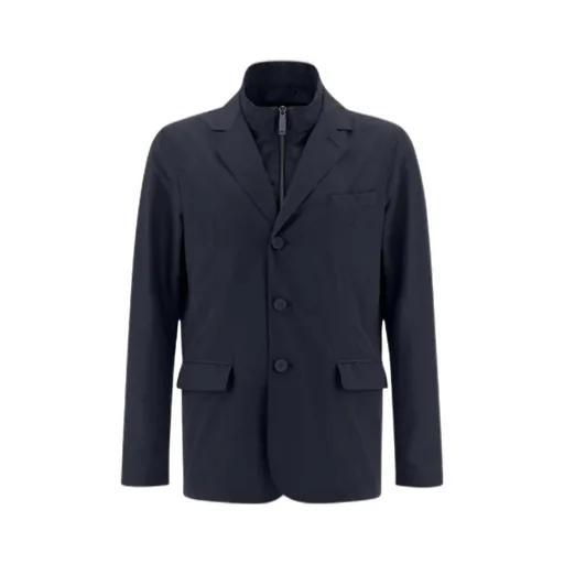 Herno Buttoned Layered Jacket