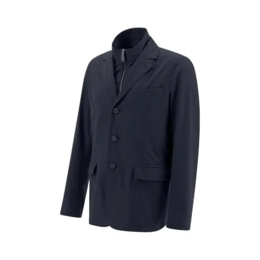 Herno Buttoned Layered Jacket
