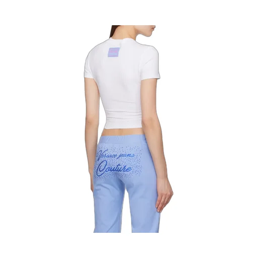 Logo-Print Cropped T-Shirt