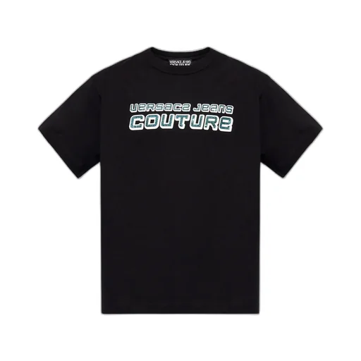 Versace Jeans Couture Logo Embellished Crewneck T-Shirt