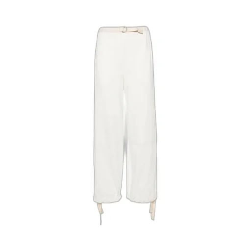 Belted Cotton Trousers