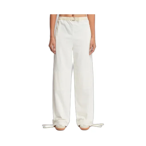 Belted Cotton Trousers