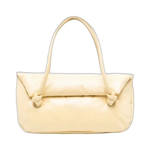 Jil Sander Logo Printed Shoulder Bag