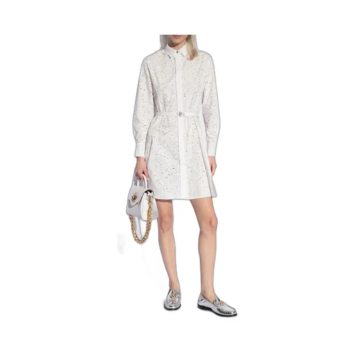 Versace Medusa Metallic Slip-On Loafers