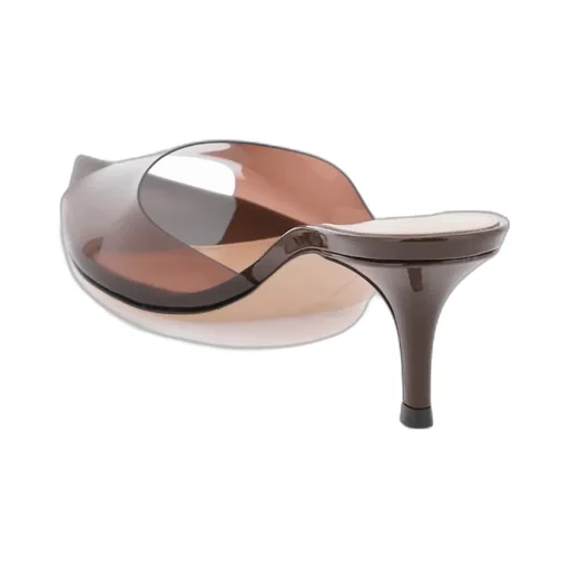 Gianvito Rossi Elle Pointed-Toe Mules