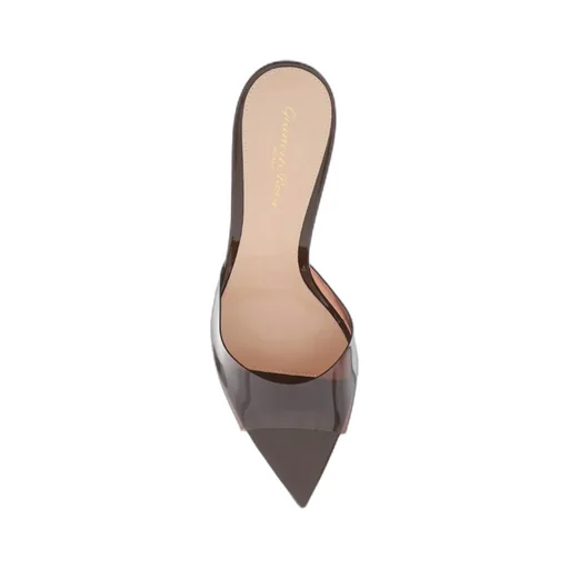Gianvito Rossi Elle Pointed-Toe Mules