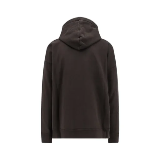 Miley Flocked-Logo Hoodie