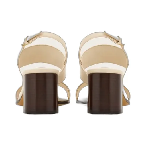 Gancini Decorative High-Heeled Sandals