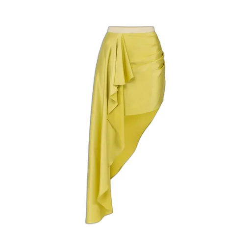 Elisabetta Franchi Draped Crepe Mini Skirt