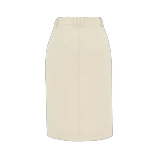 Saharienne Midi Skirt In Canvas