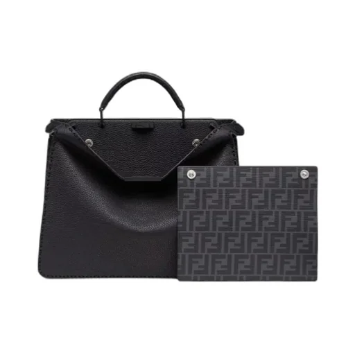 Black Selleria Bag With 713 Hand-Sewn Topstitches
