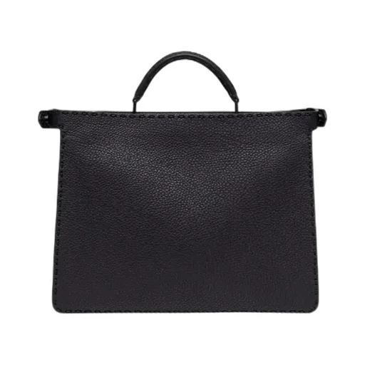 Black Selleria Bag With 713 Hand-Sewn Topstitches