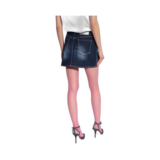 Dsquared2 Star-Studded Embellished Denim Mini Skirt