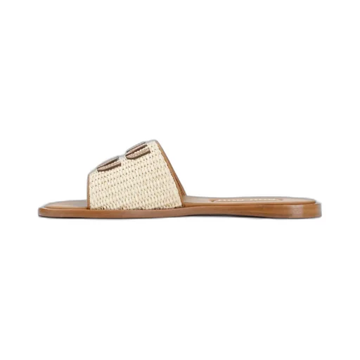 Miu Miu Logo-Detailed Slip-On Sandals