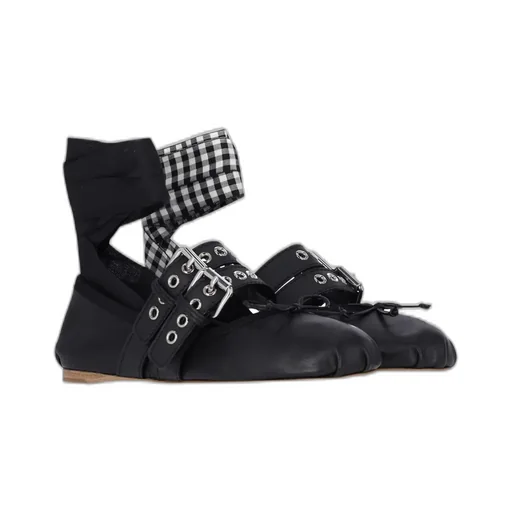 Miu Miu Belted Detailed Ballerina Flats