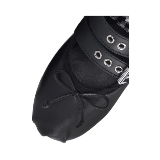Miu Miu Belted Detailed Ballerina Flats
