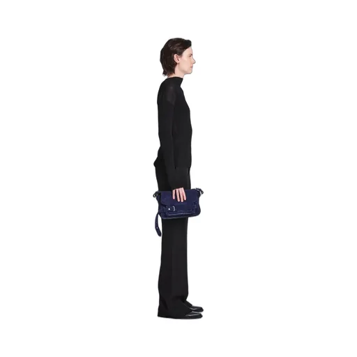 Beacon Suede Saddle Bag