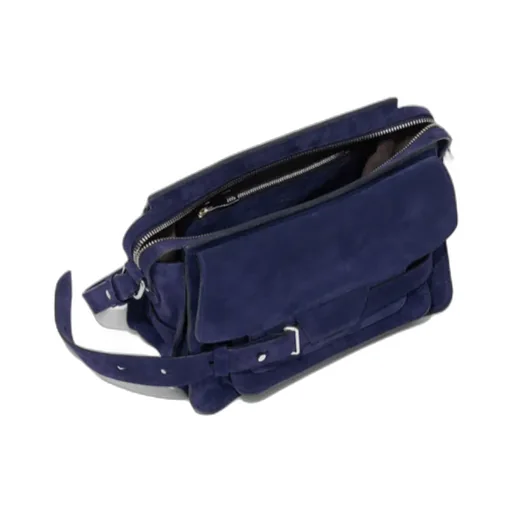 Beacon Suede Saddle Bag