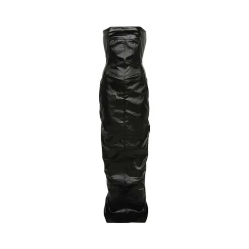 Rick Owens Floor-Length Strapless Bustier Gown