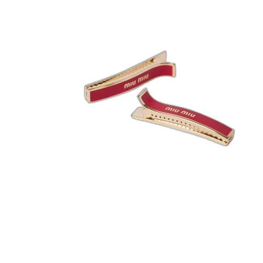 Enameled Metal Hair Clips
