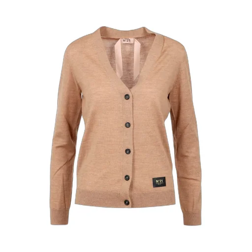 Long-Sleeved Knitted Cardigan