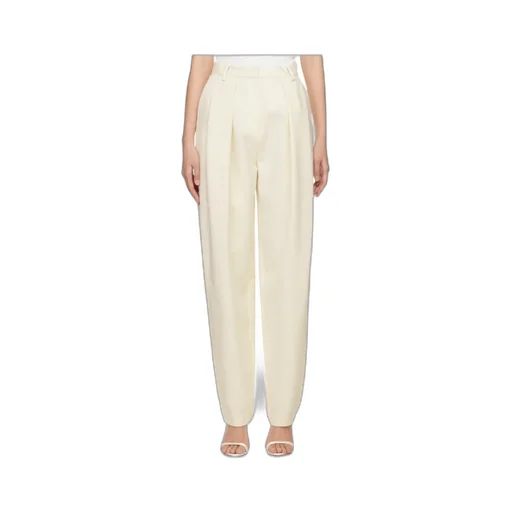 Magda Burtym Pleated Straight-Leg Trousers